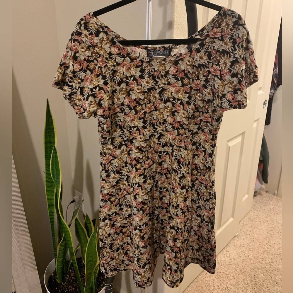 Vintage Floral Dress